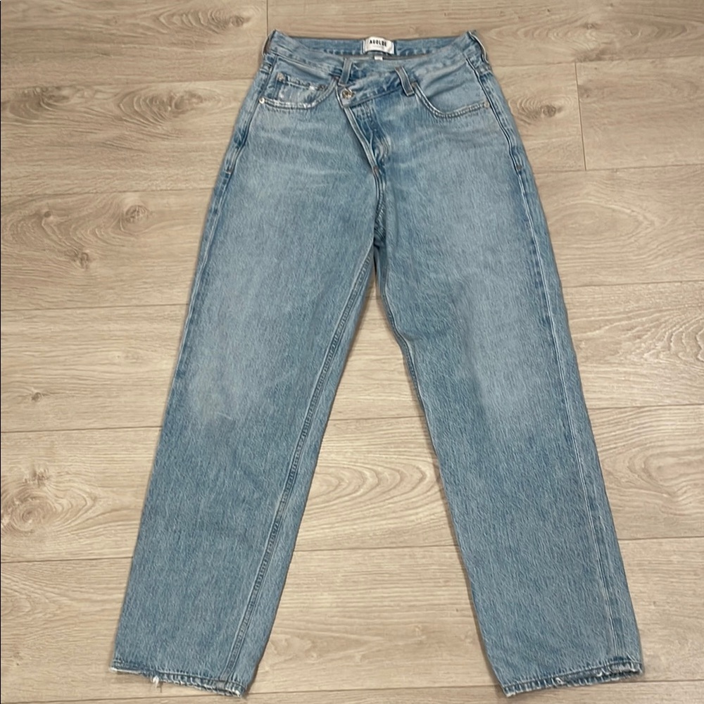 Agolde Criss-cross jeans